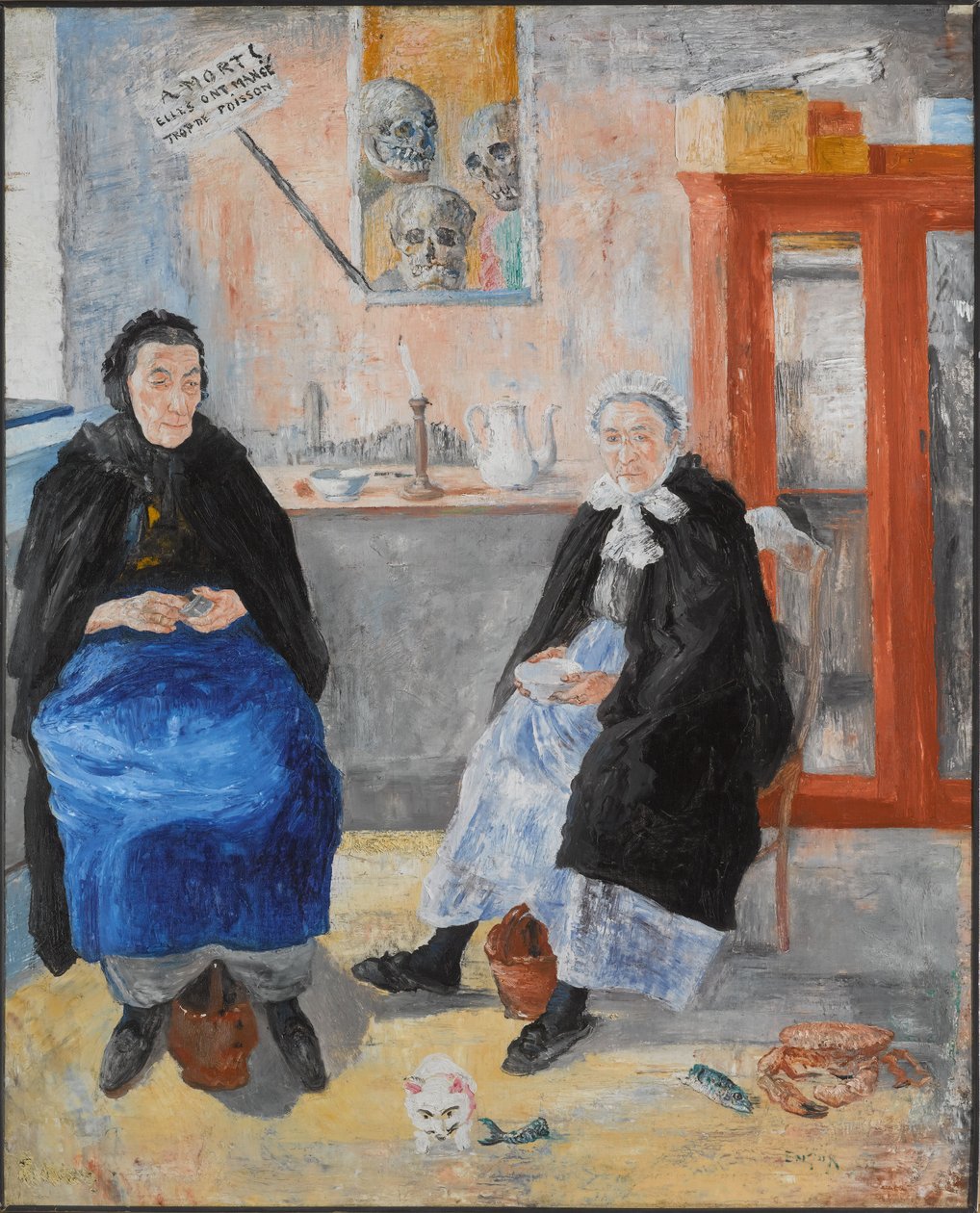 Przekupki rybne autorstwa James Ensor