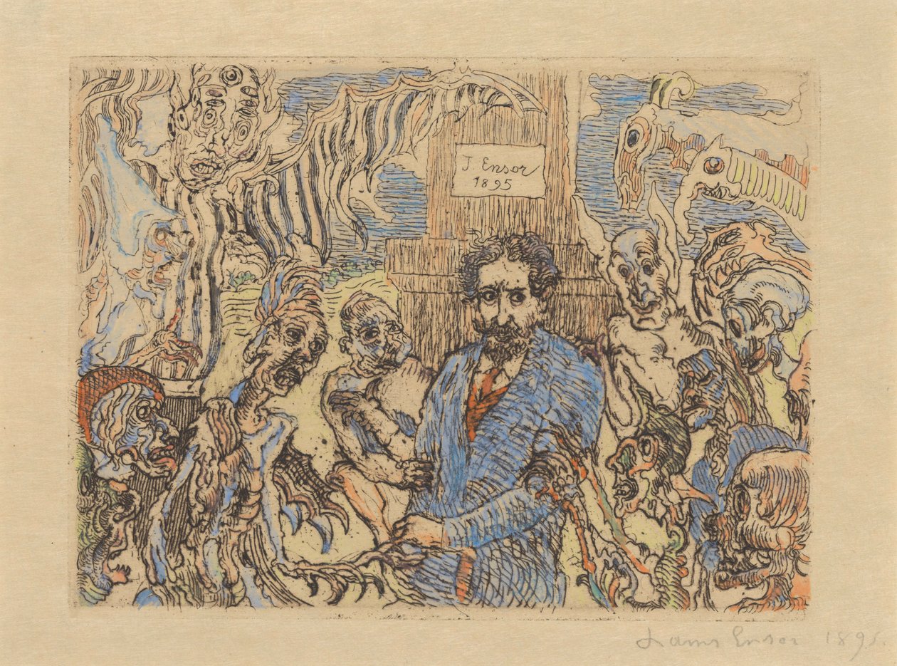 Demony mnie dręczą autorstwa James Ensor