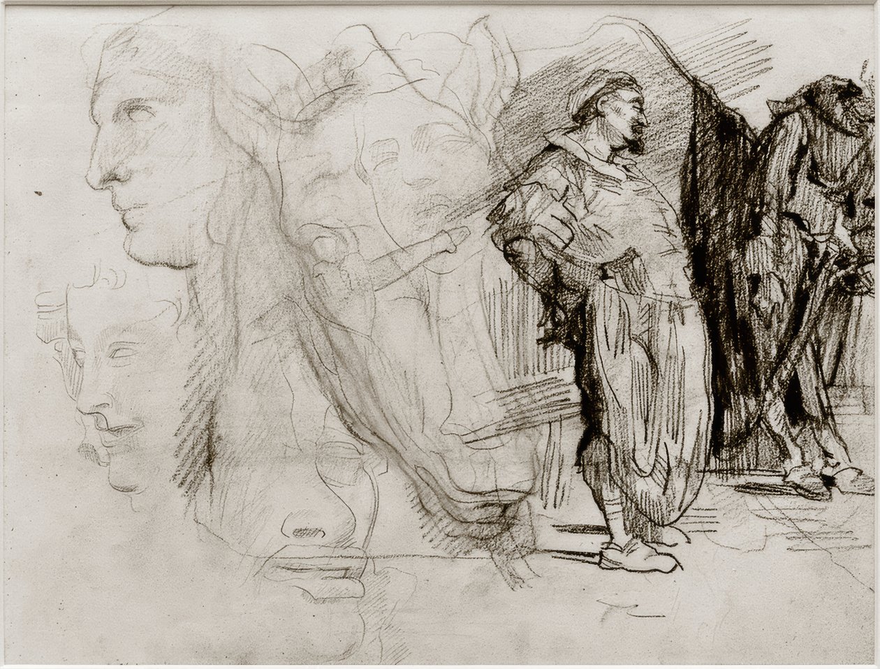 Don Kichot i głowa konia autorstwa James Sidney Ensor