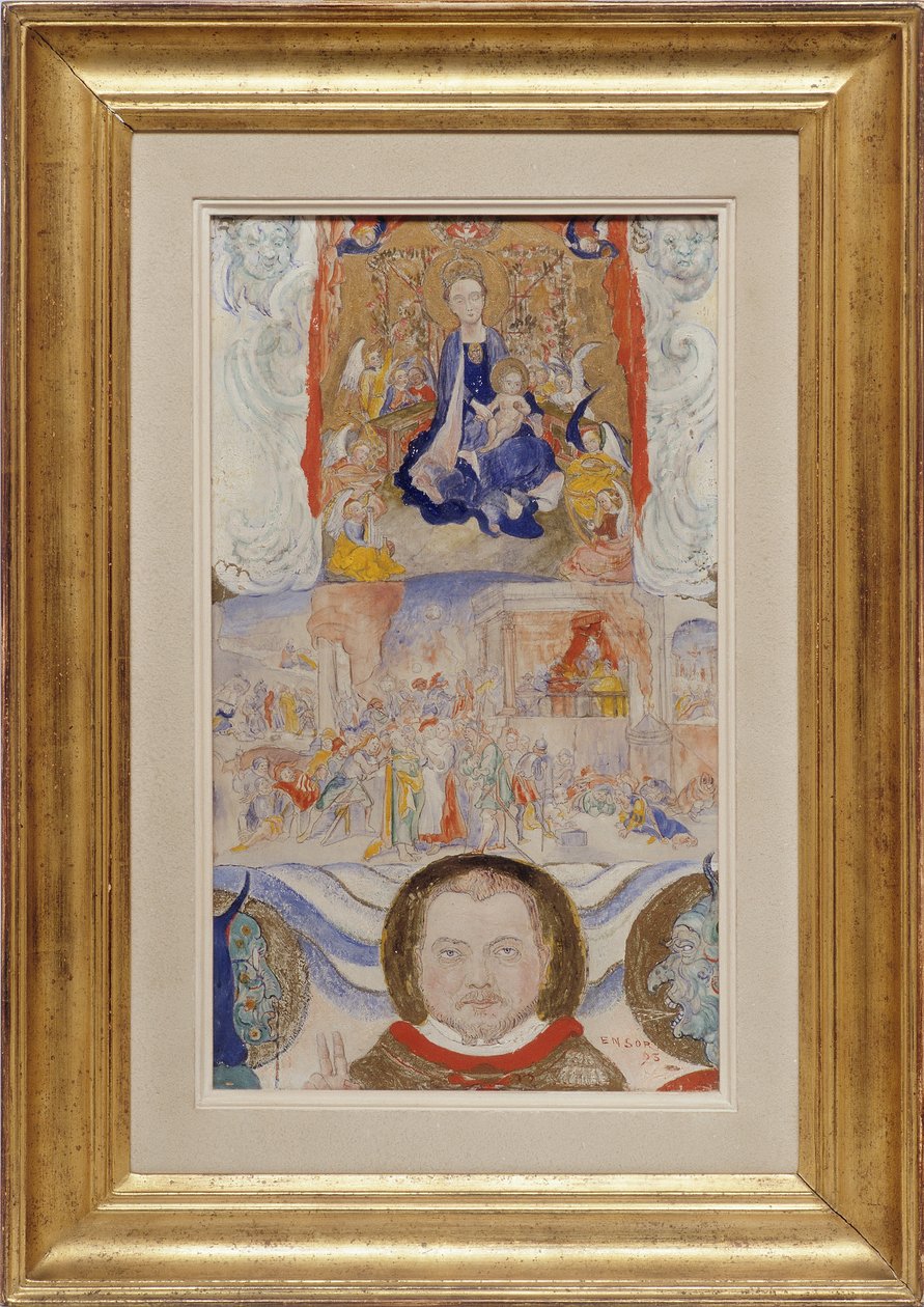 Ikona, Portret Eugeniusza Demoldera autorstwa James Ensor
