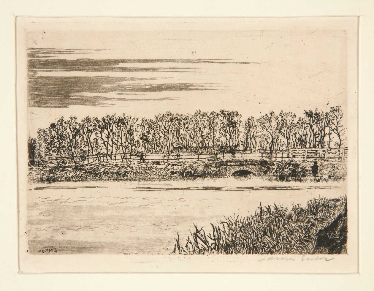 Le Pont du Bois ? Ostenda (Most w lesie w Ostendzie) autorstwa James Ensor