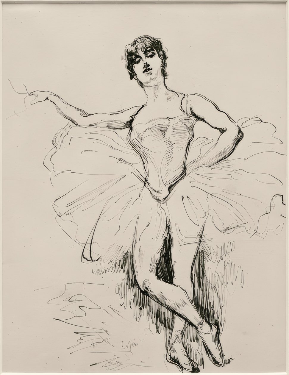 Mademoiselle Zucchi z „Edenu” autorstwa James Sidney Ensor