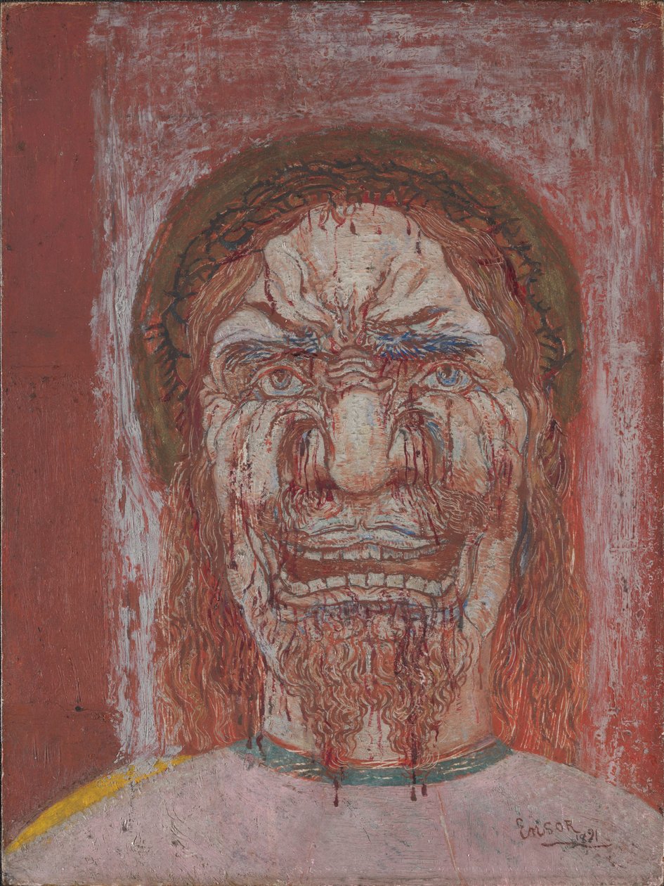 Człowiek smutku autorstwa James Ensor