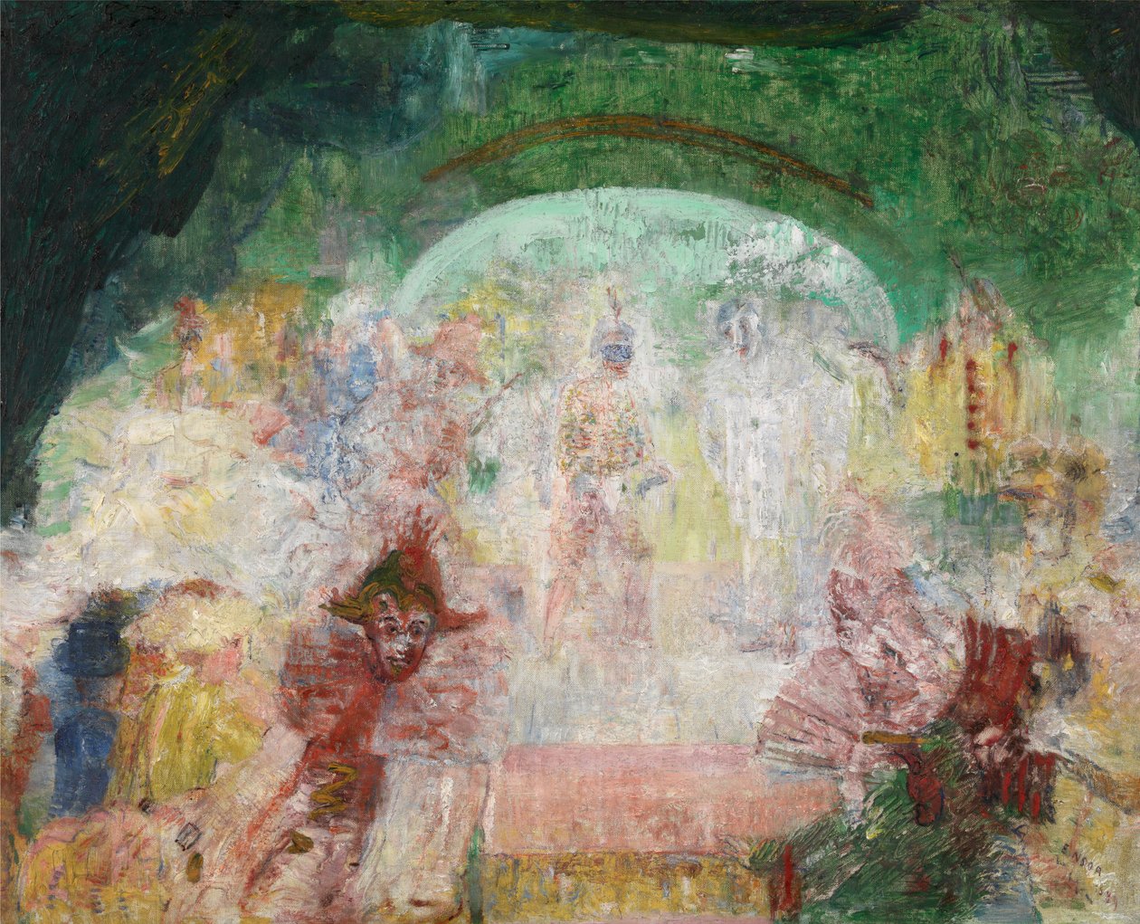 Maskarada autorstwa James Ensor