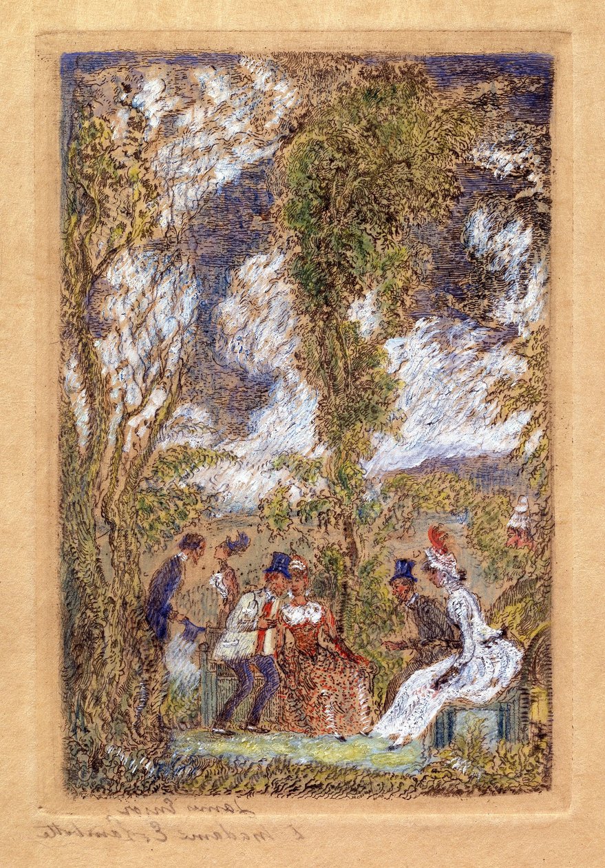 Minnetuin autorstwa James Ensor