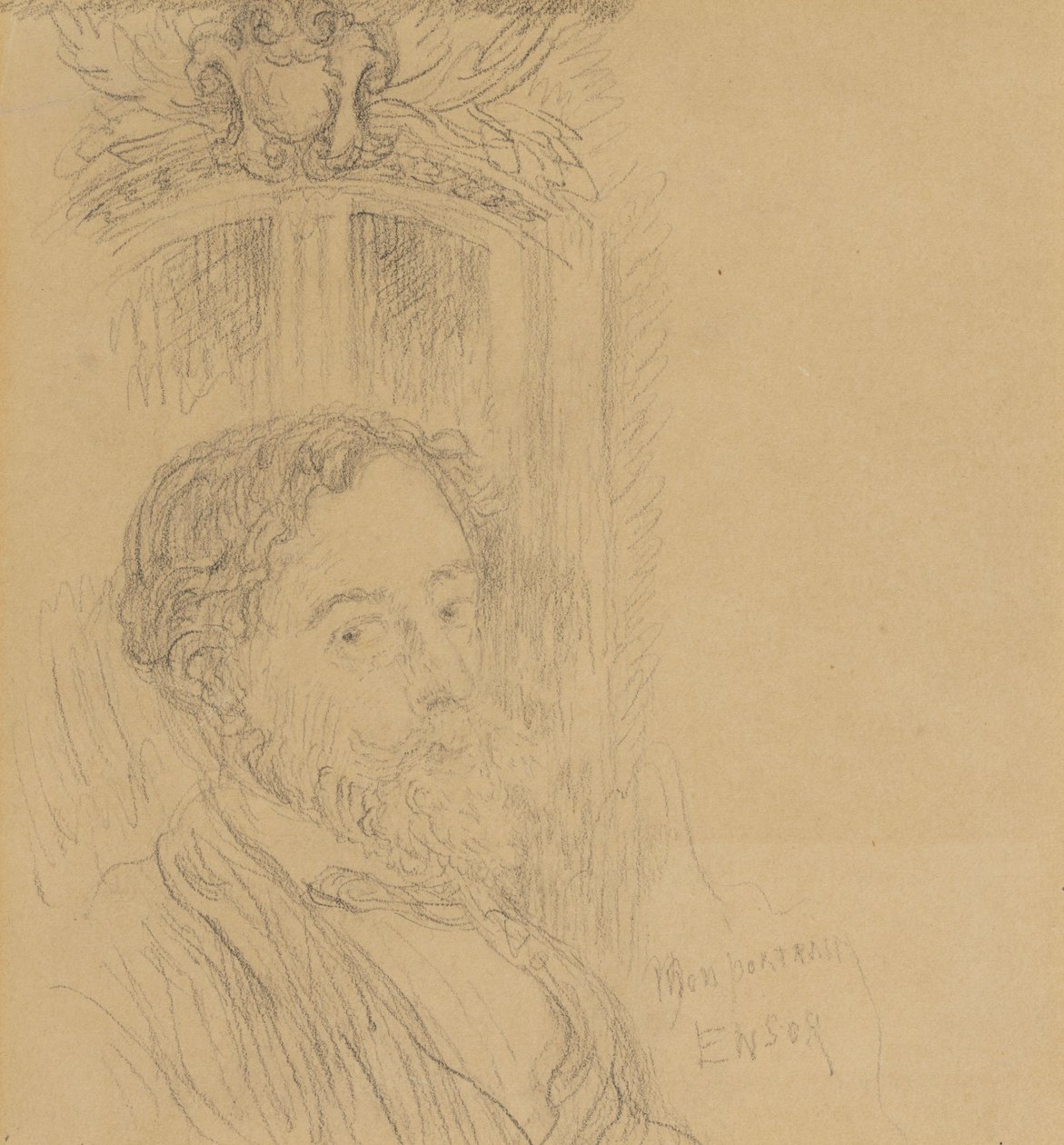 Mój portret autorstwa James Ensor