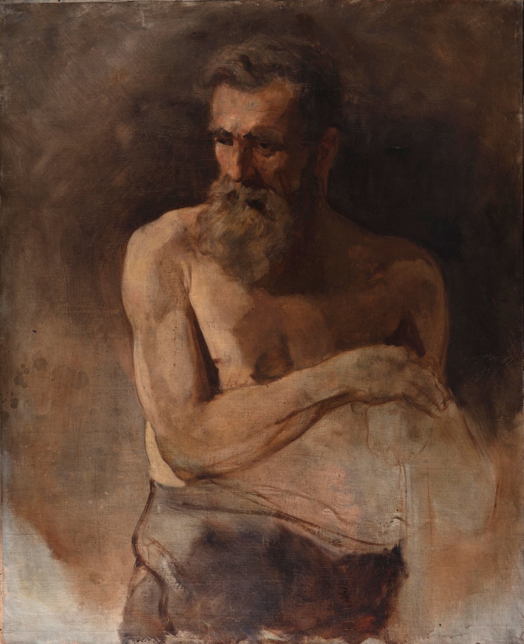 Stary mężczyzna autorstwa James Ensor
