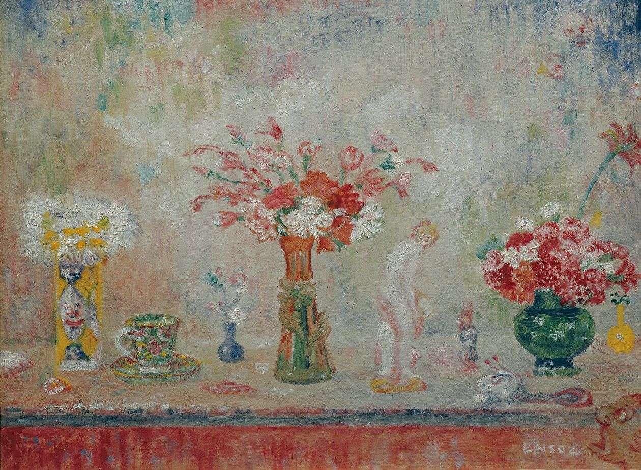 Fantastyczna martwa natura autorstwa James Ensor