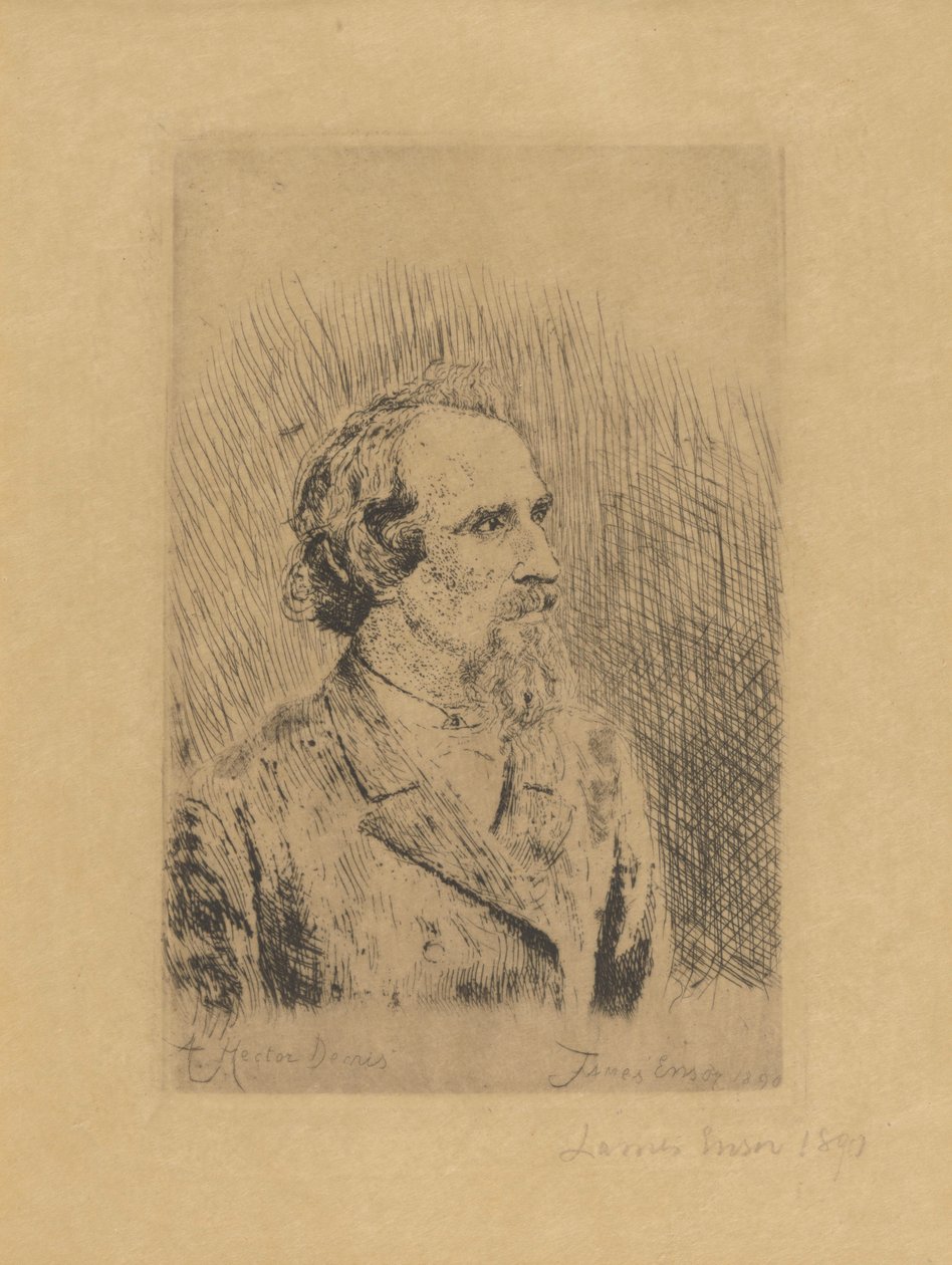 Portret Hectora Denisa autorstwa James Ensor