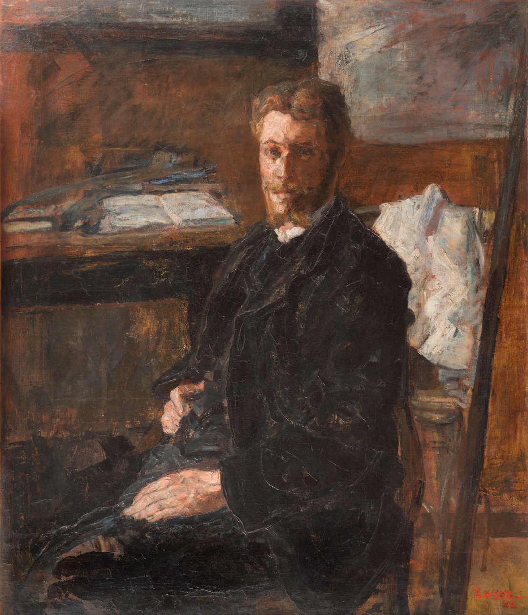 Portret Willy’ego Fincha autorstwa James Ensor