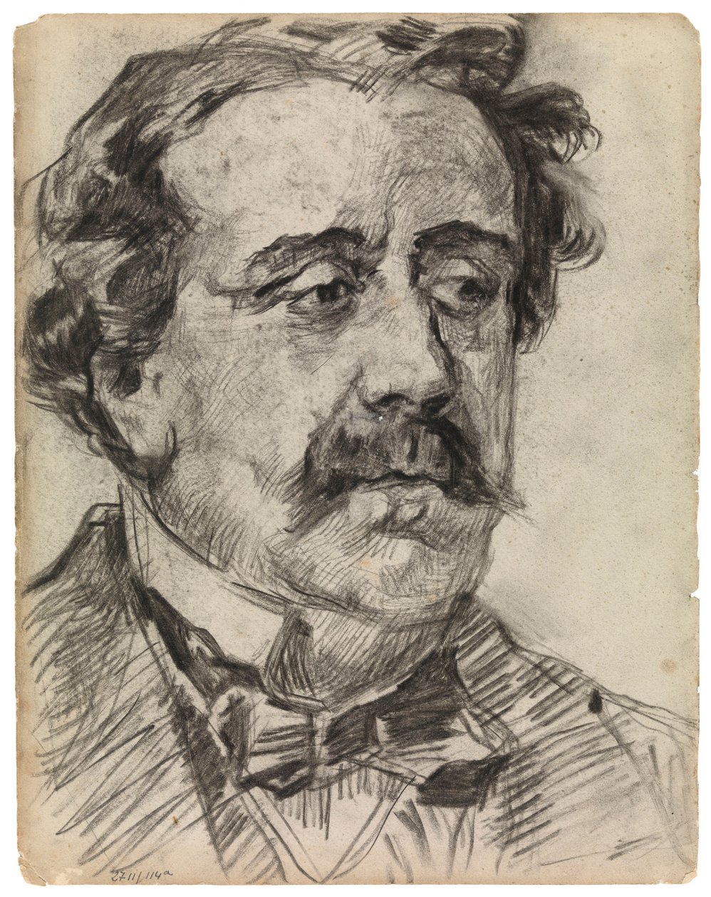 Portret mężczyzny autorstwa James Ensor