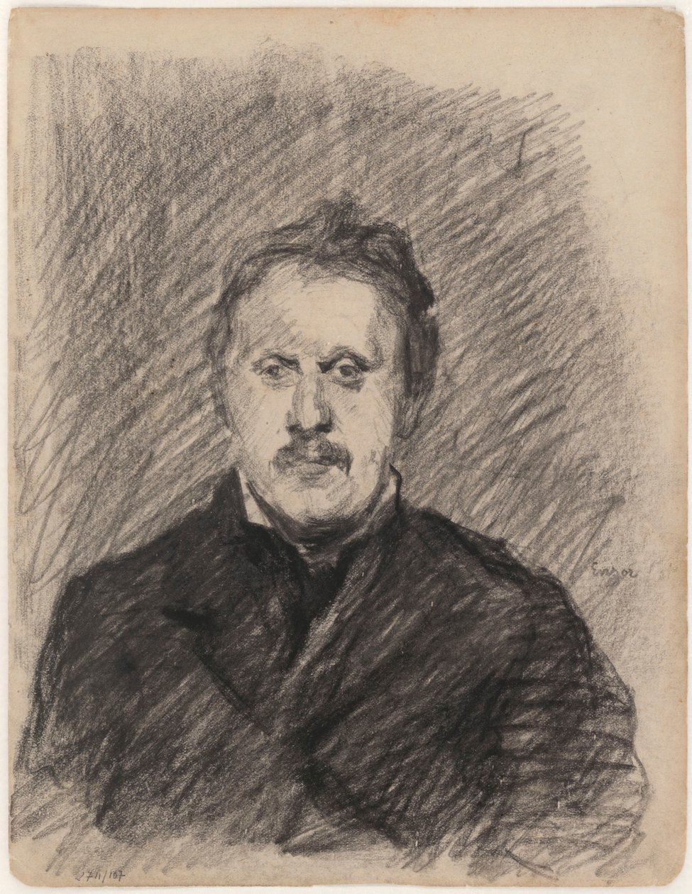 Portret mężczyzny autorstwa James Ensor