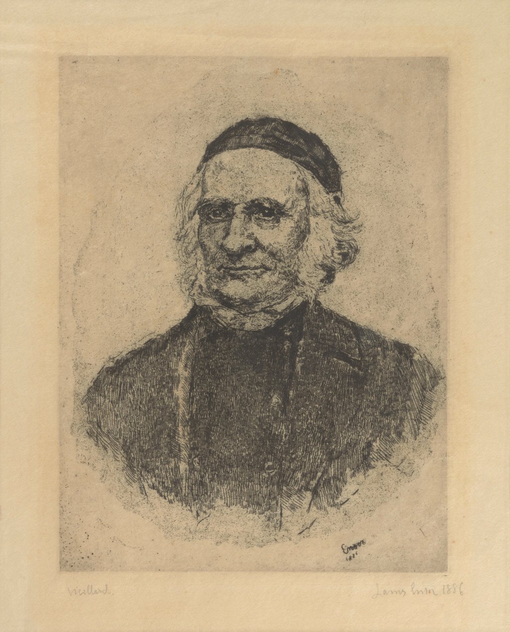 Portret szwedzkiego botanika Eliasa Friesa autorstwa James Ensor