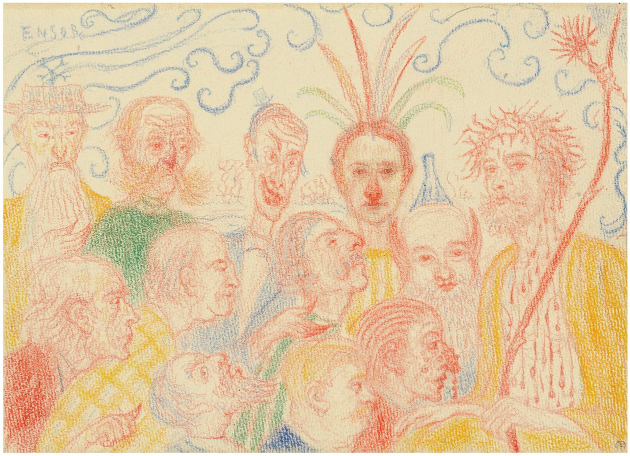 Scènes de la Vie du Christ Sceny z życia Chrystusa, 1910-1915. autorstwa James Ensor