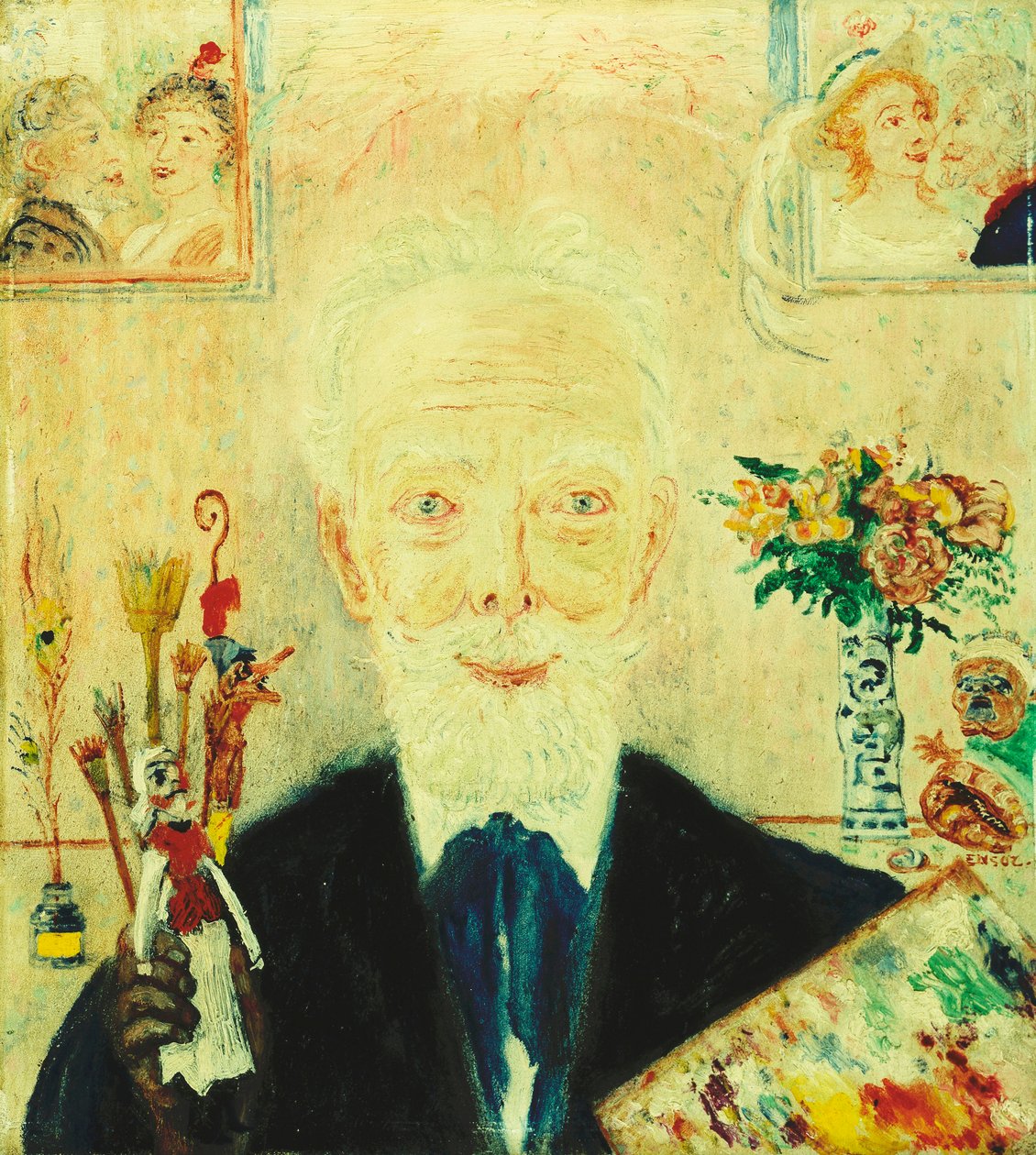 Autoportret; Autoportret autorstwa James Ensor