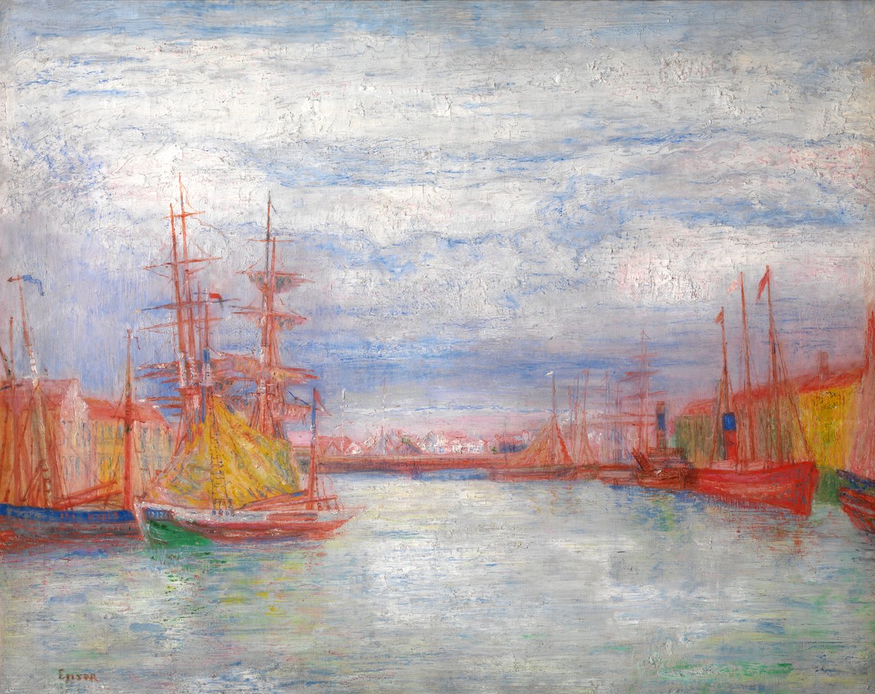 slupy autorstwa James Ensor