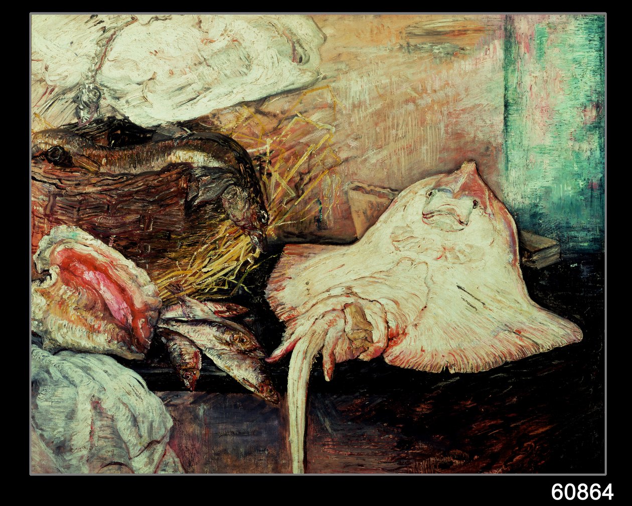 Martwa natura ze Skate autorstwa James Ensor