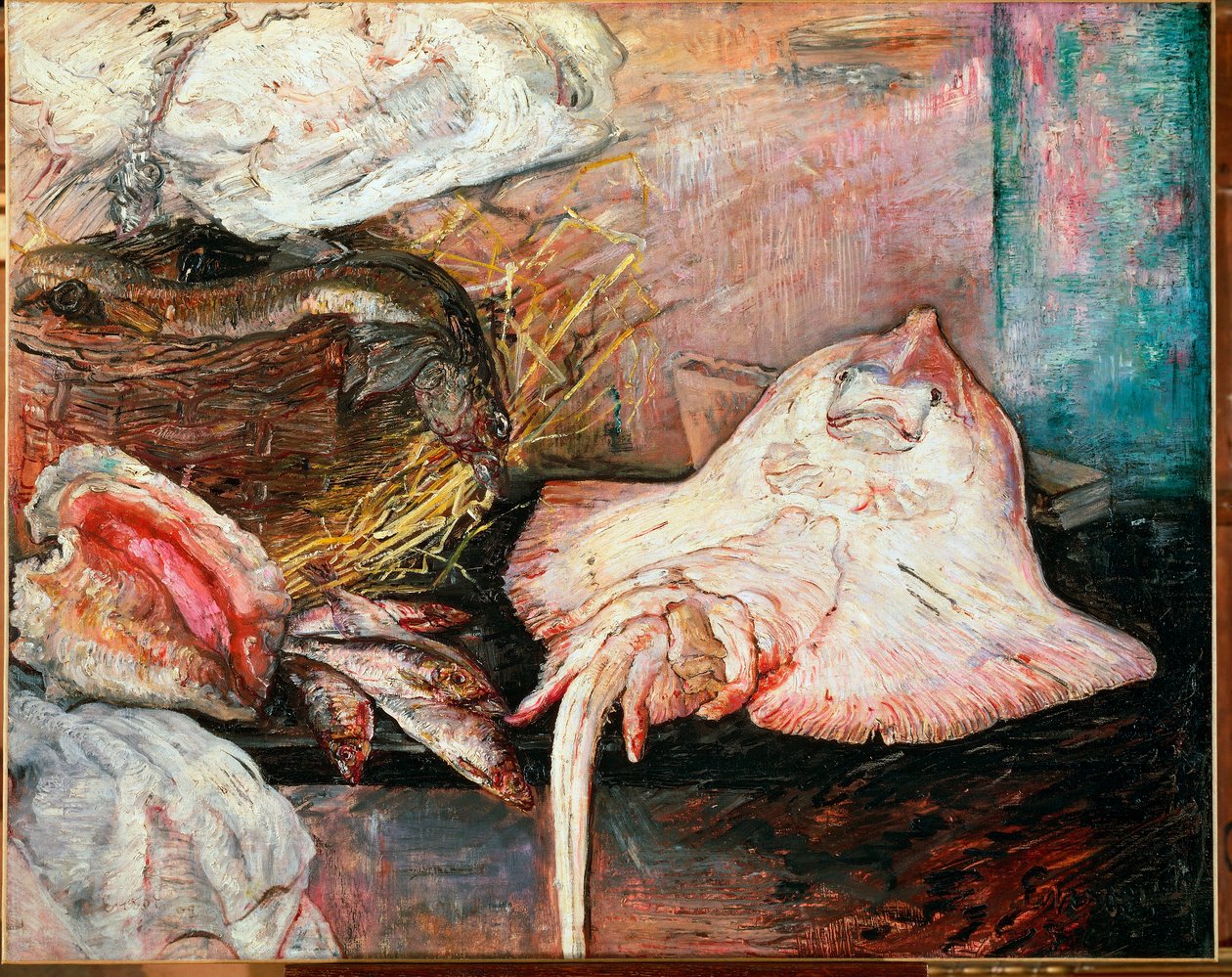 Martwa natura z skate autorstwa James Ensor