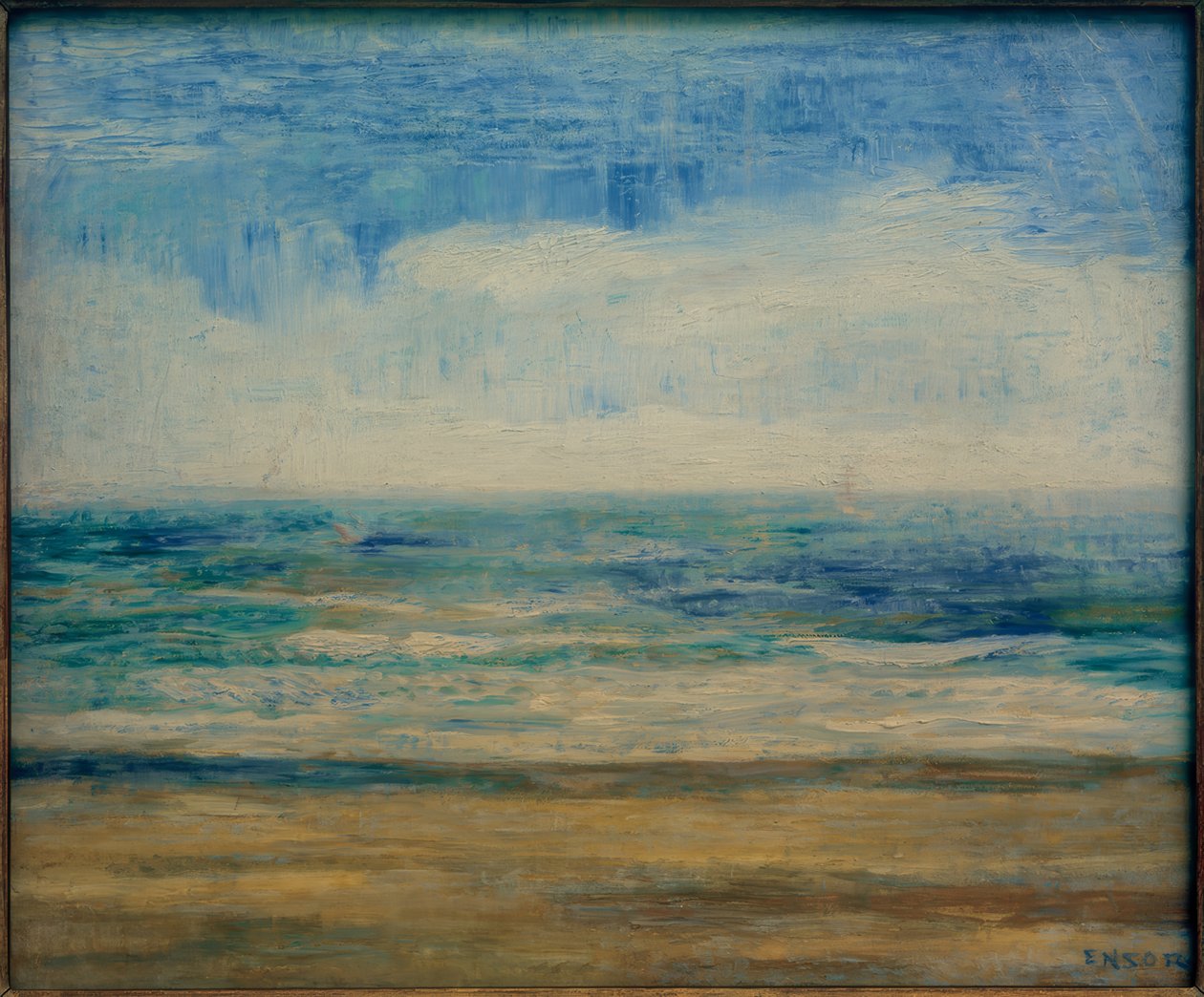 Plaża w Ostendzie autorstwa James Sidney Ensor