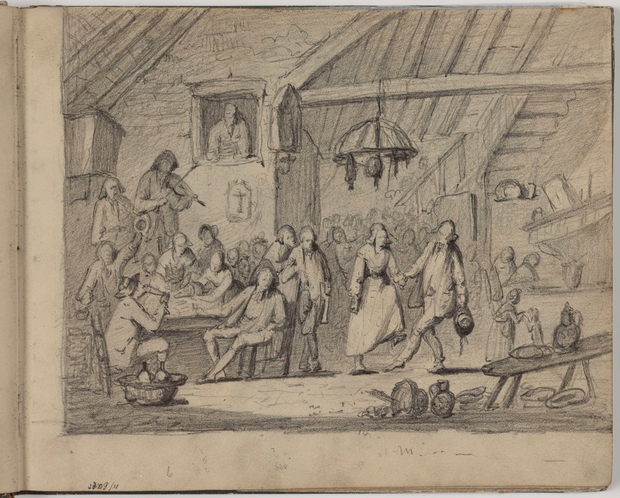 Scena w tawernie autorstwa James Ensor