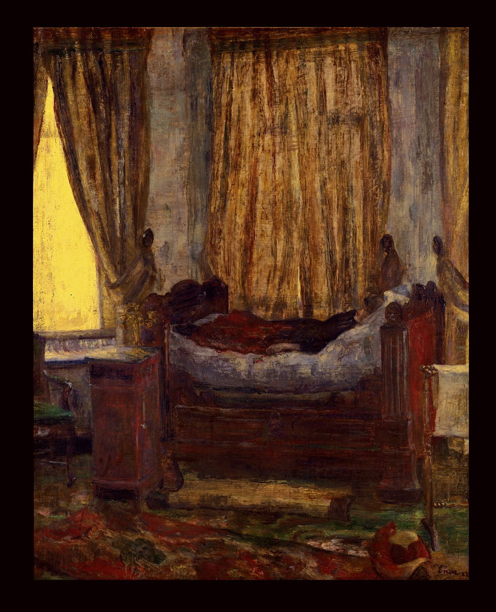 Dama w opałach autorstwa James Ensor
