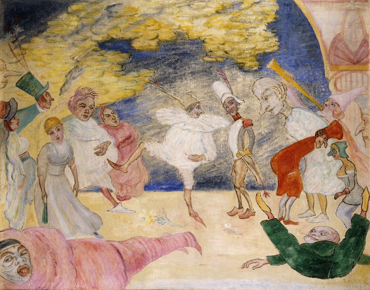 Fantastyczny balet; Balet Fantastyczny – Het Fantastische Ballet autorstwa James Ensor