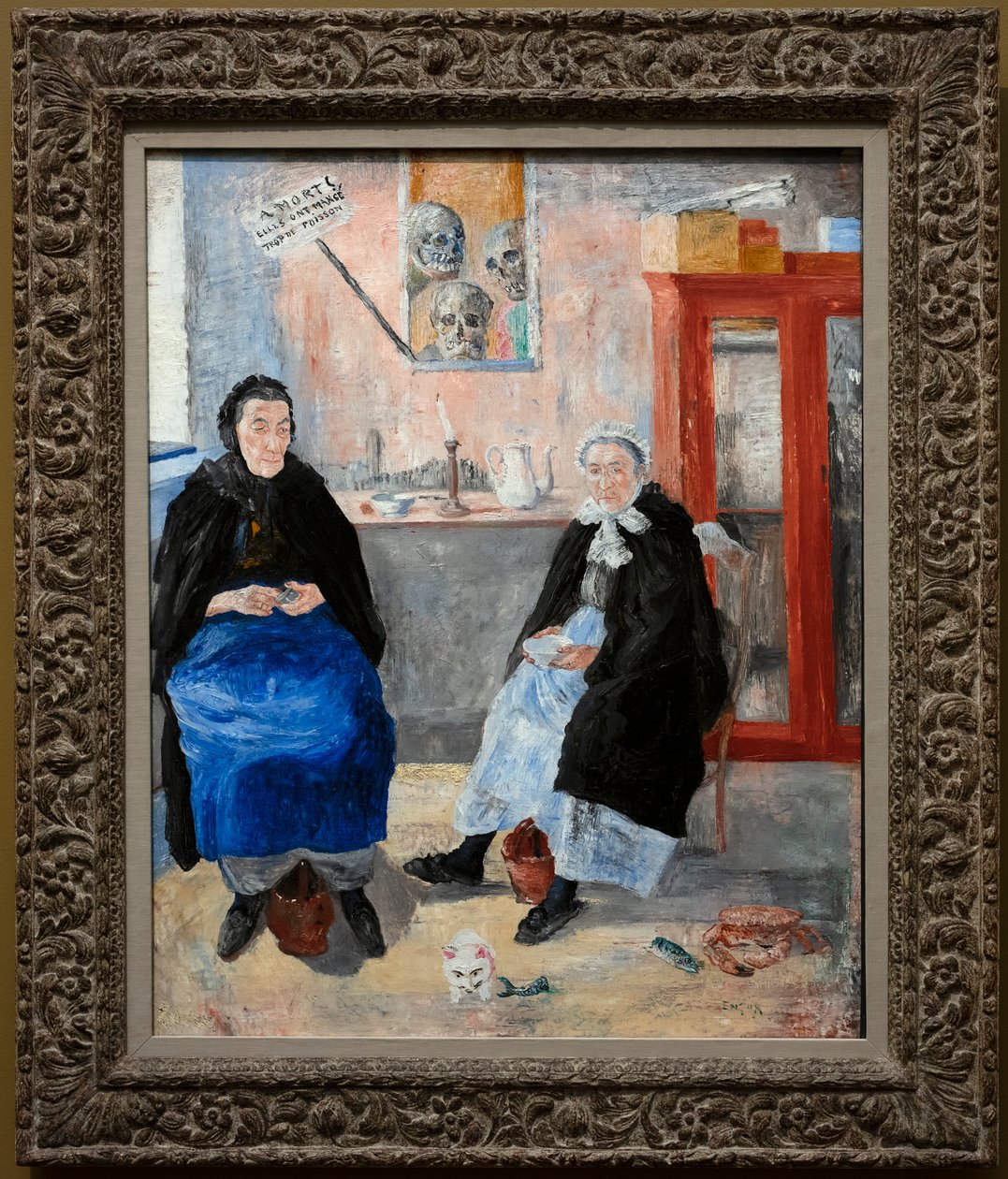 Melancholijne żony ryb autorstwa James Ensor
