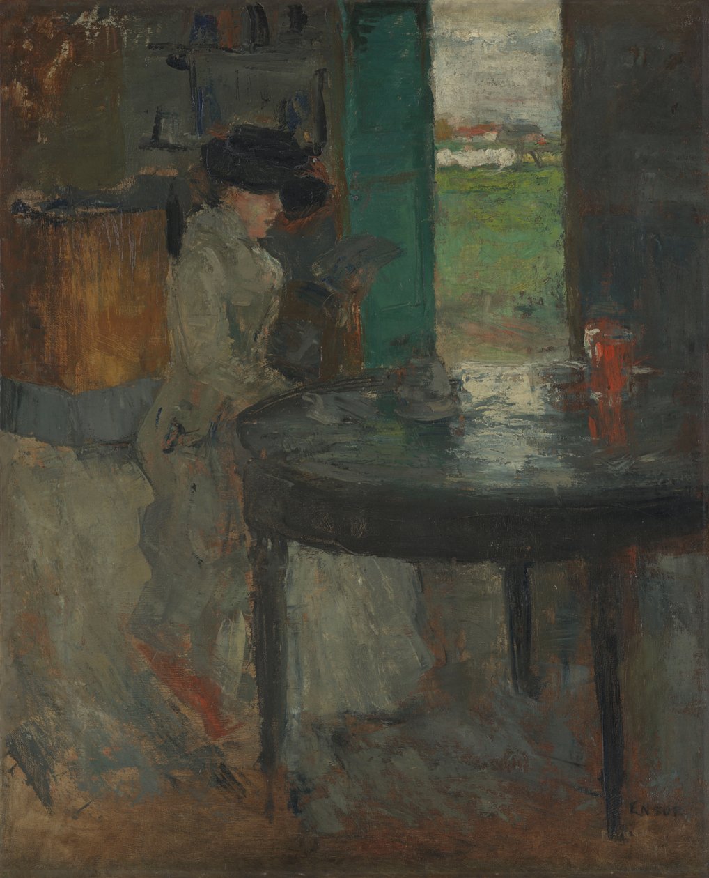 Oczekiwanie autorstwa James Ensor