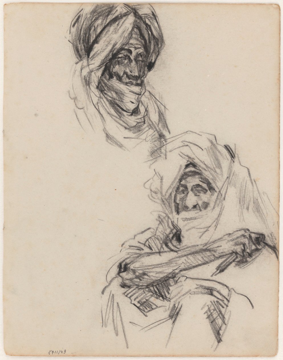 Dwaj Arabowie autorstwa James Ensor