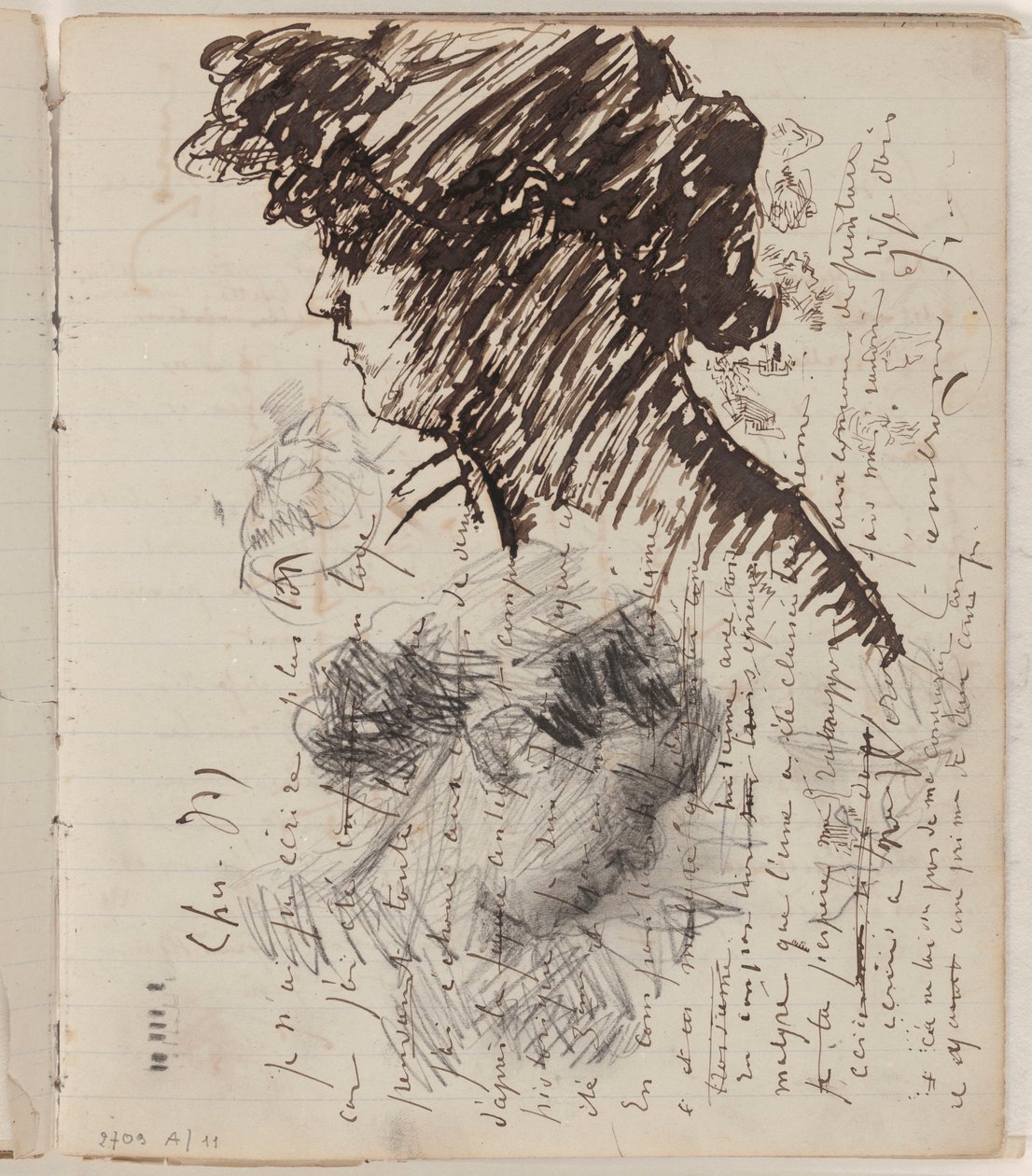 Dwie głowy autorstwa James Ensor