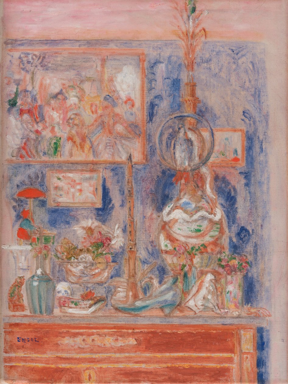 Miły kącik u mnie w domu autorstwa James Ensor