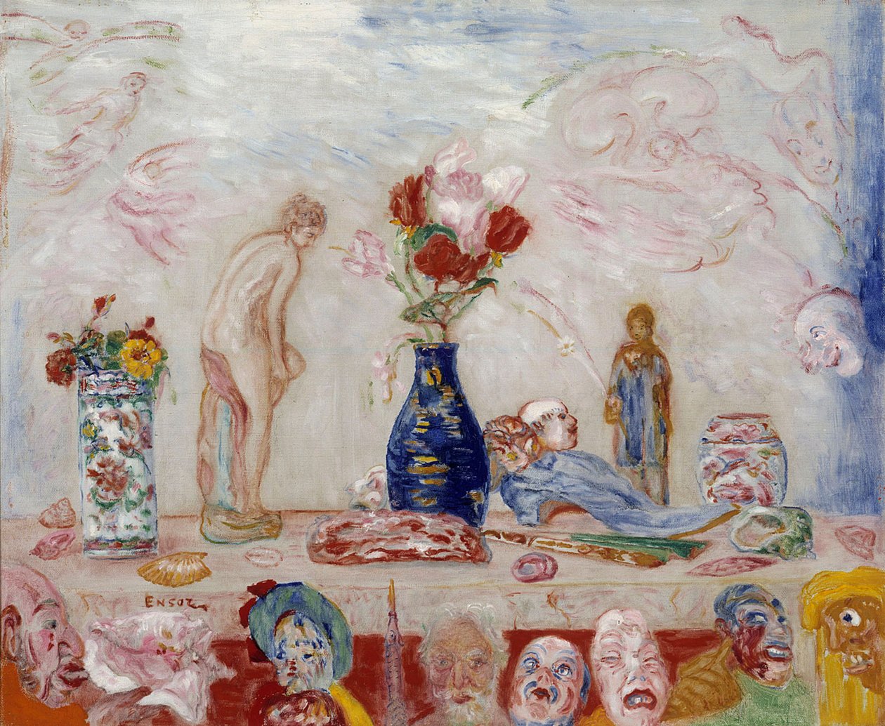 W cieniu masek autorstwa James Ensor