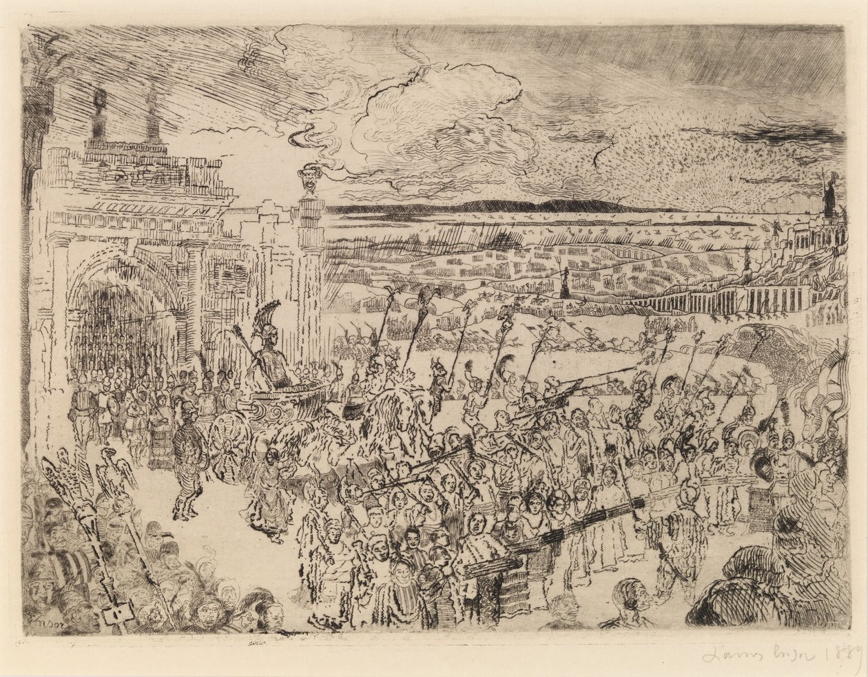 Bez tytułu autorstwa James Ensor