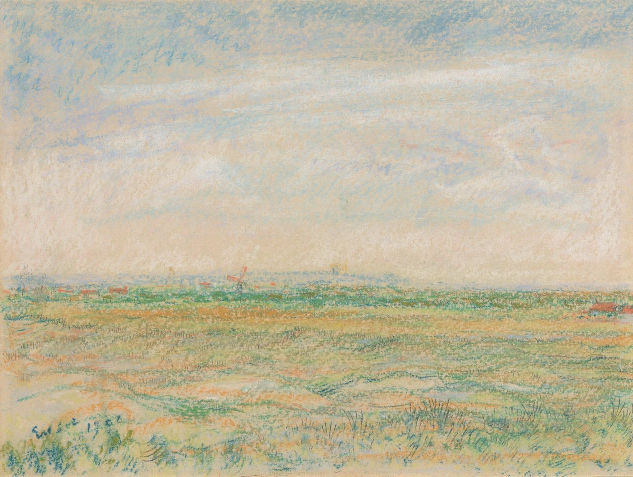 Widok na Mariakerke autorstwa James Ensor