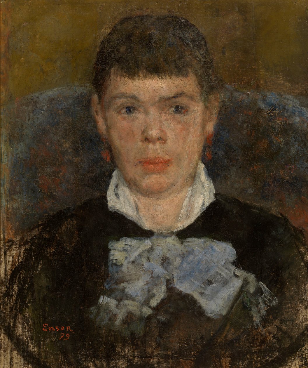 Kobieta z zadartym nosem autorstwa James Ensor
