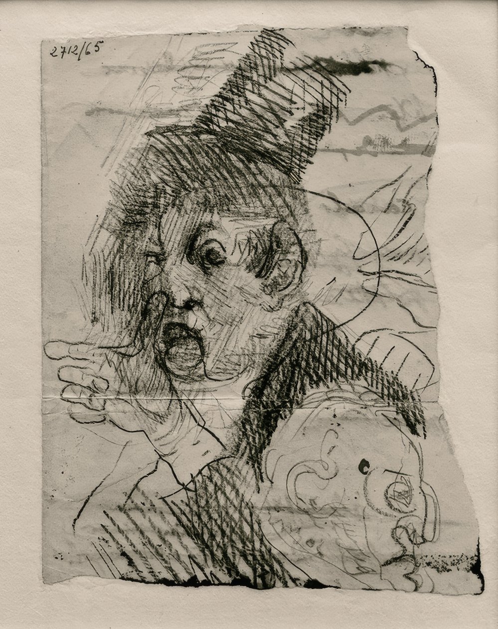 Dwie głowy i jedna ręka autorstwa James Sidney Ensor