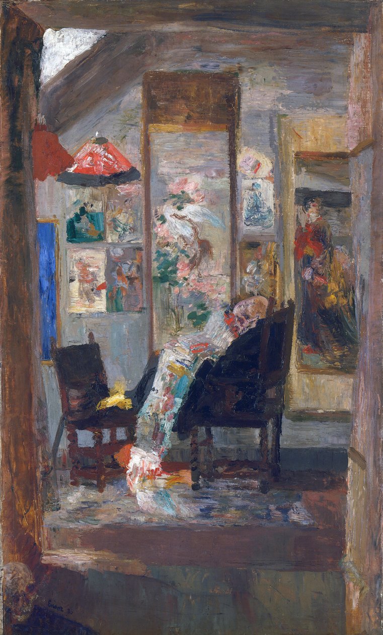 szkielet z chinoiseries wokół autorstwa James Ensor