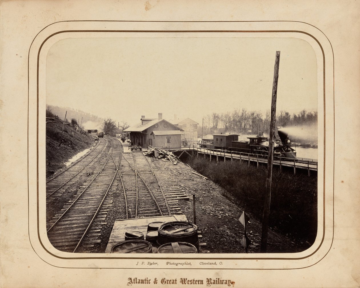 Atlantic  Great Western Railway, 1862 (zdjęcie) autorstwa James F. Ryder