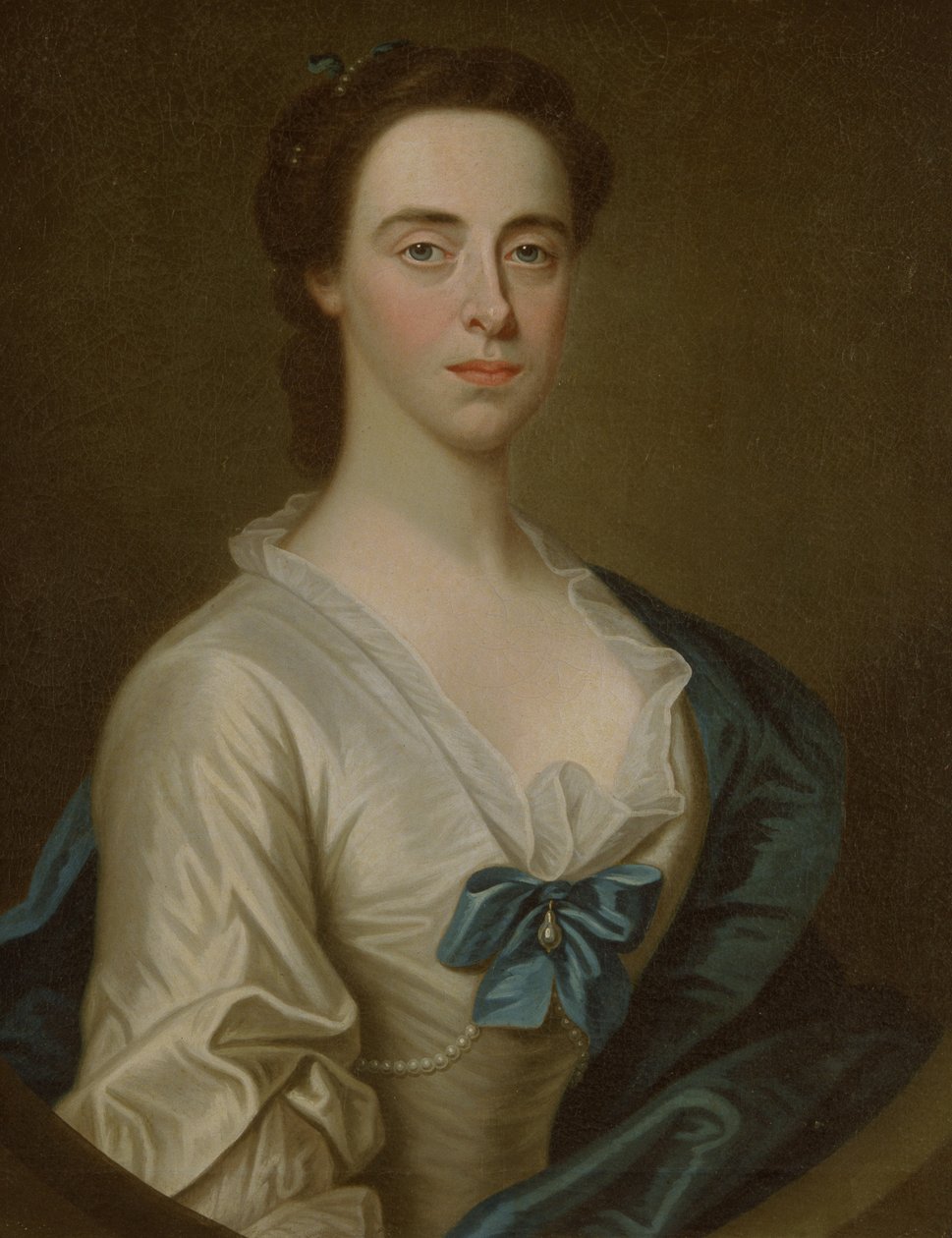 Anne Vaughan (olej na płótnie) autorstwa James Fellowes