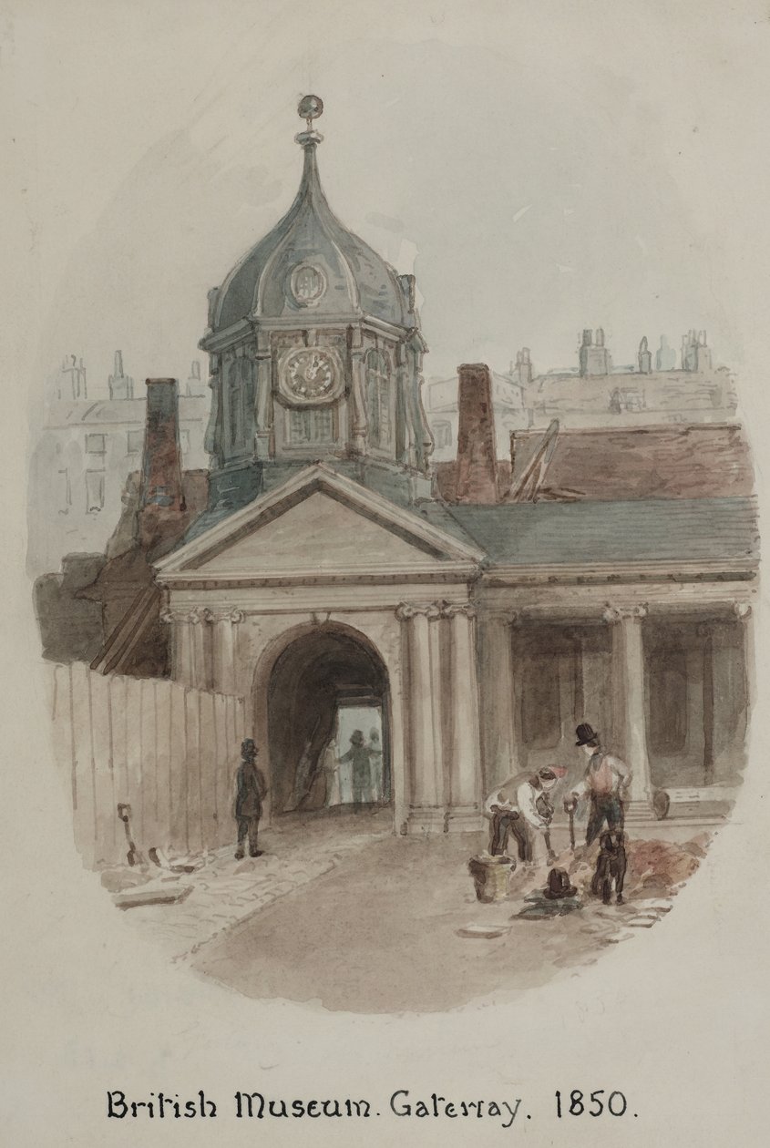 Muzeum Brytyjskie, 1850 autorstwa James Findlay