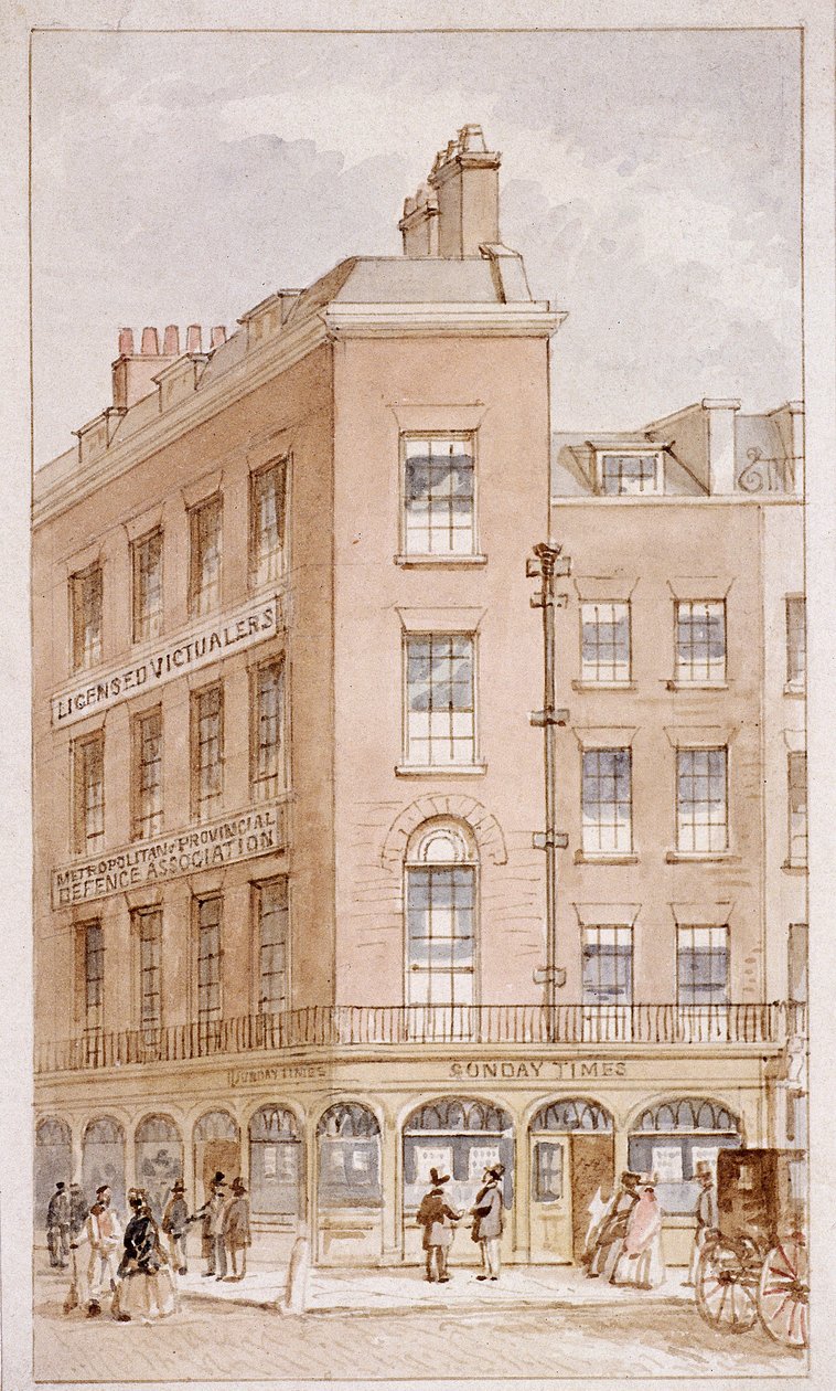 nr 103-104 Fleet Street, Londyn, c1820 autorstwa James Findlay