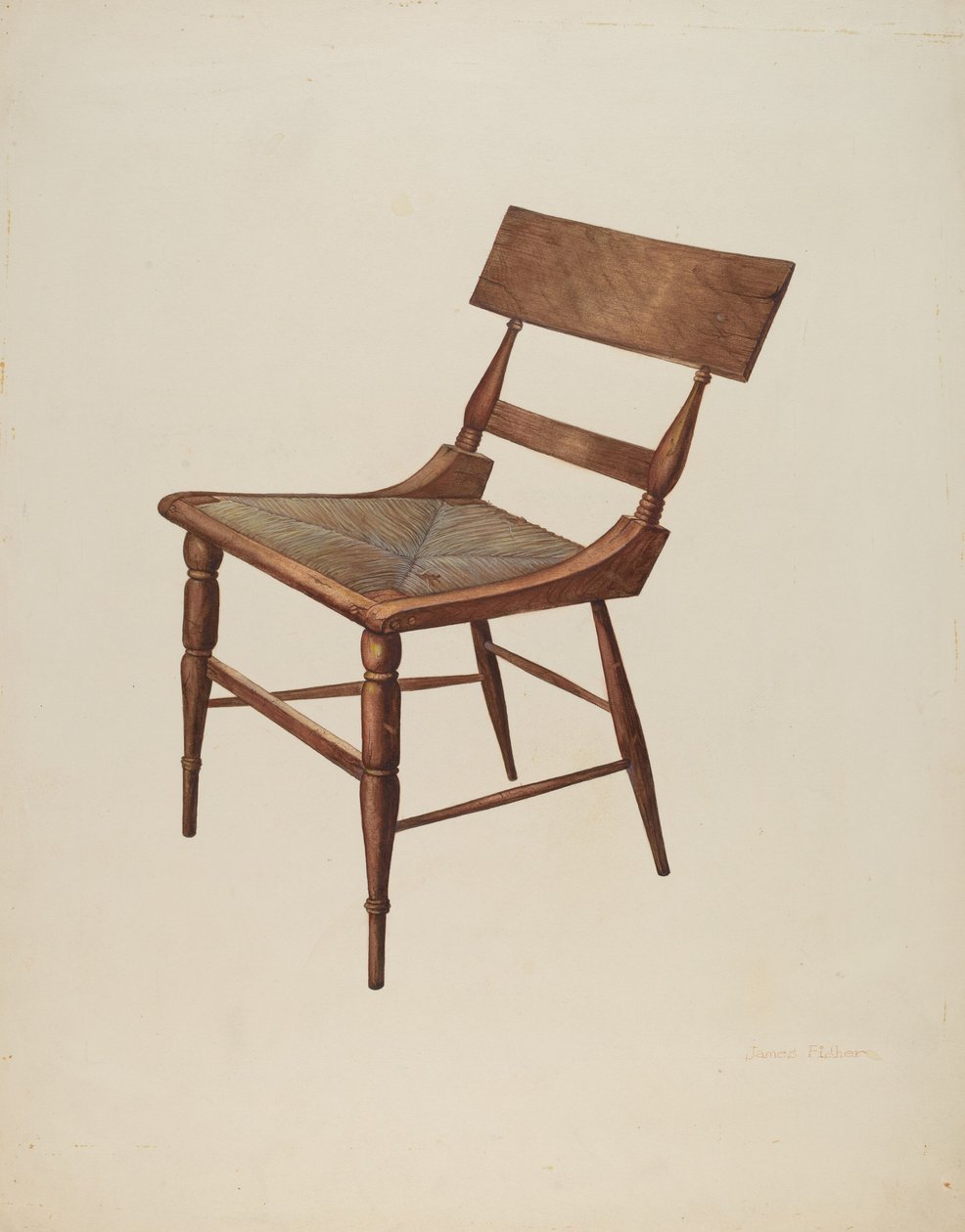 Krzesło (Samuel Chase) autorstwa James Fisher