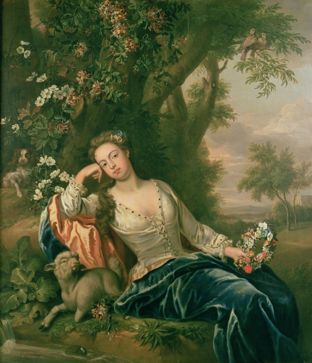 Portret Henrietty, księżnej Bolton autorstwa James Francis Maubert