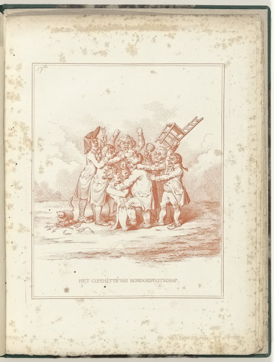Komitet Sojuszu, 1795 Komitet Sojuszu (tytuł na obiekcie) Hollandia Regenerata (tytuł serii) autorstwa James Gillray (possibly)
