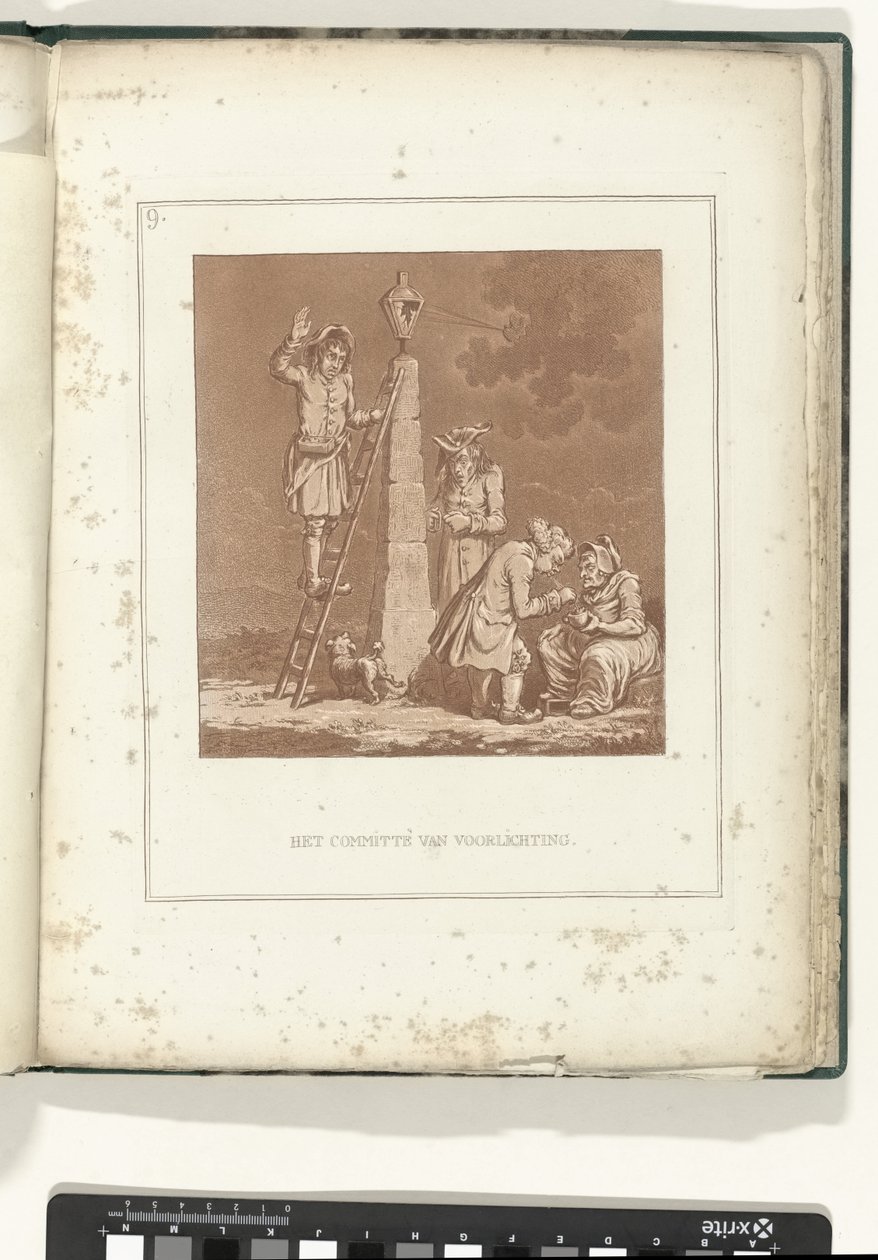 Komitet Informacji, 1795 Komitet Informacyjny (tytuł dotyczący przedmiotu) Hollandia Regenerata (tytuł serii) autorstwa James Gillray (possibly)