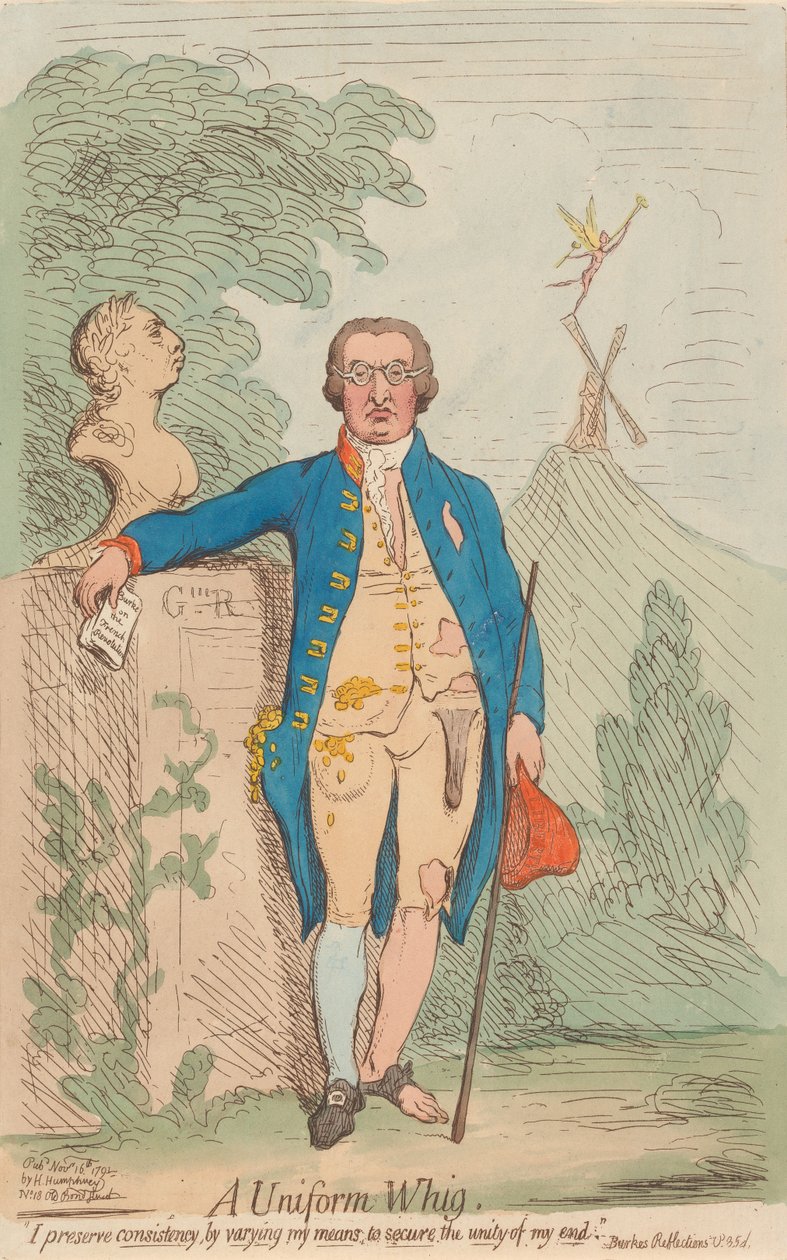 Typowy wig --- autorstwa James Gillray