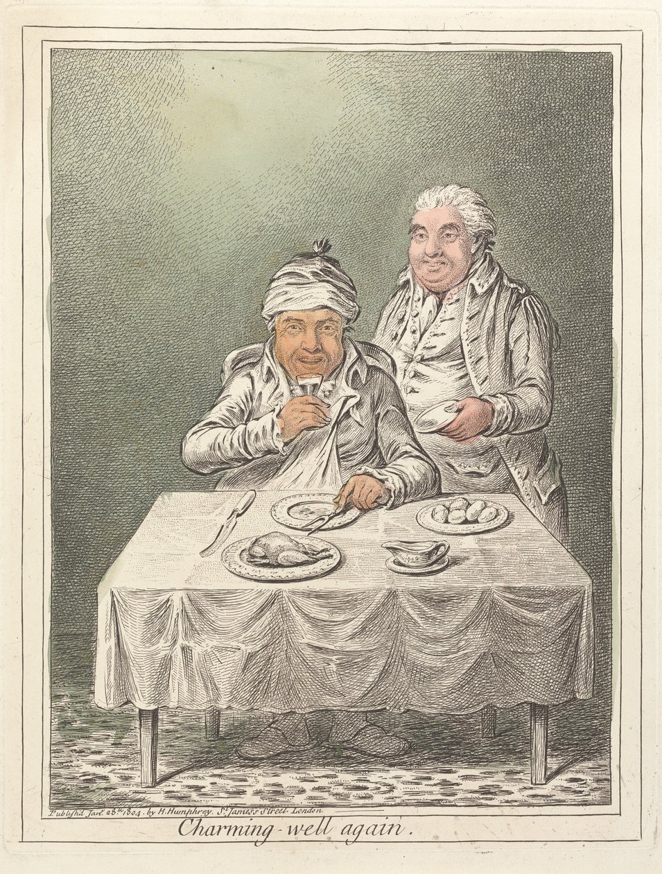 Czarująca studnia ponownie autorstwa James Gillray
