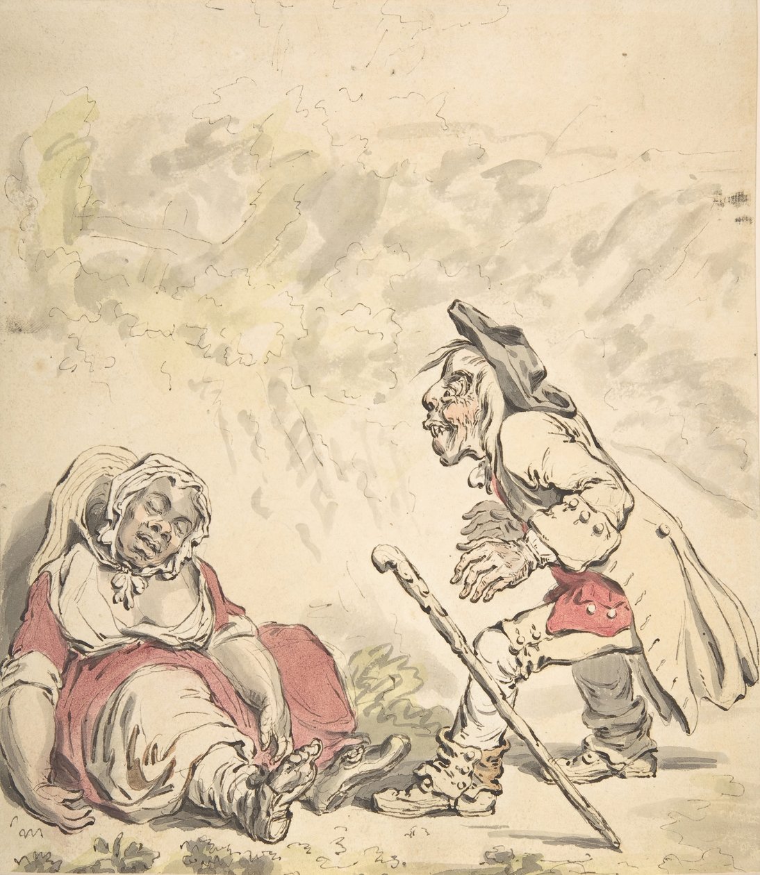 Cymon i Ifigenia, 1796. autorstwa James Gillray