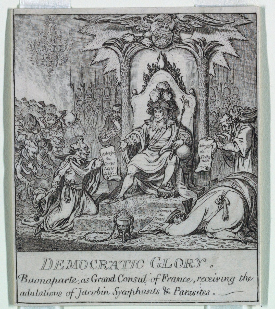 „Demokracja, czyli szkic autorstwa James Gillray