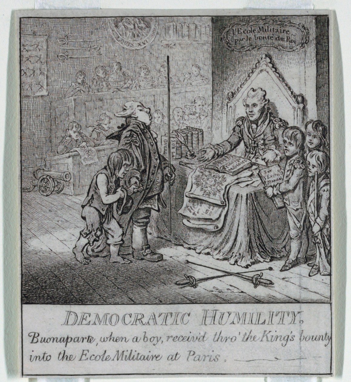 „Demokracja, czyli szkic autorstwa James Gillray